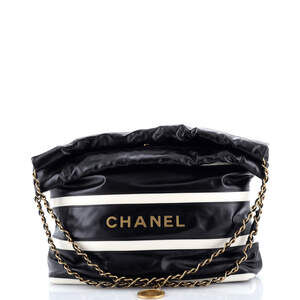 Chanel 22 Chain Hobo Striped Shiny #238316C48B